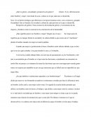 ¿Qué es género, sexualidad y perspectiva de género?