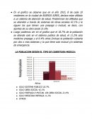 LA POBLACION SEGÚN EL TIPO DE COBERTURA MEDICA