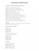 OPERACIONES CON NÚMEROS ENTEROS