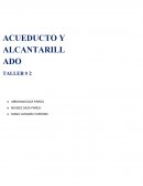 Acueducto y alcantarillado Taller # 2