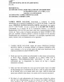 Acción de Tutela por violación de los derechos fundamentales: a la vida, a la salud, a la igualdad