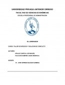 TALLER DE NEGOCIO Y SOLUCION DE CONFLICTO