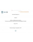 Actividad integradora 3 Unidad 3 Cultura y cuidados posturas teóricas