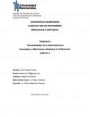 Generalidades de la administración conceptos y definiciones utilizados en enfermeria