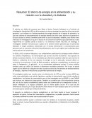 El ahorro de energía en la alimentación y su relación con la obesidad y la diabetes