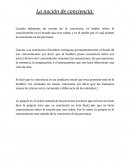 La noción de conciencia