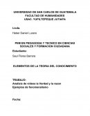 Analisis de videos la Verdad y la razon Ejemplos de fenomenalismo