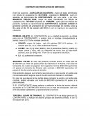 CONTRATO DE PRESTACIÓN DE SERVICIOS