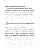 Importancia del pensamiento lógico-matemático en el aprendizaje