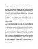 Ejemplo en el que el fiscal del poder judicial debe de aplicar “Nullum crimen, nulla pena; Sine previe Lege”