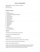 Eteno Combustible Materiales y Reactivos: