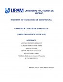 FORMULACIÓN Y EVALUACION DE PROYECTOS. (FAROS DELANTEROS JETTA 2018)