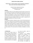 Manejo de materail y normas de seguridad en el laboratorio