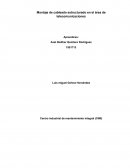 Montaje de cableado estructurado en el área de telecomunicaciones