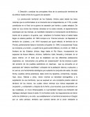 Describir y analizar los principales hitos de la construcción territorial de los EEUU hasta el final de la guerra de secesión