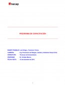 PROGRAMA DE CAPACITACIÓN Técnicas de Entrenamiento