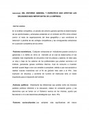 Dimensiones DEL ENTORNO GENERAL Y ESPECÍFICO QUE AFECTAN LAS DECISIONES MÁS IMPORTANTES DE LA EMPRESA