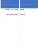 Analisis FODA WATER SOIL
