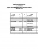 Contabilidad ANALISIS VERTICAL POR PORCENTAJES DEL ESTADO DE SITUACION FINANCIERA (2016)