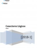 Lista de los conectores lógicos más usados