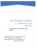 Unadm GESTIÓN PÚBLICA GENERACIÓN 2017-2