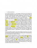 Minuta Acta de Constitución