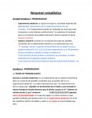 Resumen estadística