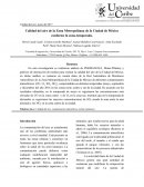 Calidad del aire en la zona metropolitana de la CDMX