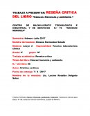 TRABAJO A PRESENTAR: RESEÑA CRITICA DEL LIBRO “Cáncer: Herencia y ambiente “