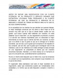 ESTRATEGIAS DE NEGOCIACION Evidencia