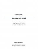 Inteligencia Artificial Bitácora Nº3