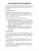 LAS ECOREGIONES DE ARGENTINA