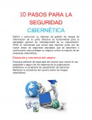 10 pasos para la seguridad cibernética