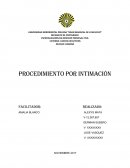 Procedimiento intimacion