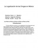 Legalizacion de las Drogas en Mexico Introduccion