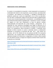 INNOVACION A NIVEL EMPRESARIAL:. Página 1