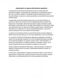 Argumentatacion de los órganos reguladores