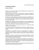 Que es el hombre - Antropología Filosófica