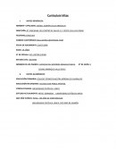 Descripcion de curriculum