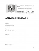 TECNOLOGIAS DE LA INFORMACION Y COMUNICACIÓN