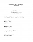 Trabajo de Lengua y Literatura.