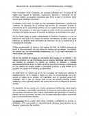 RELACIÓN DE LA NECESIDAD Y LA PERTINENCIA DE LA PRUEBA