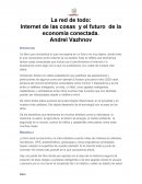 Ensayo libro la red de todo