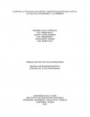 LUGAR DE LA ÉTICA EN LA FILOSOFÍA, CONCEPTUALIZACIÓN DE LA ÉTICA, LA ÉTICA DE LOS MÁXIMOS Y LOS MINIMOS