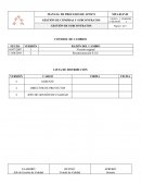 CONTROL DE CAMBIOS Jefe de Gestión de Calidad