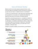 Teoria de Abraham Maslow Pirámide de Maslow