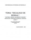 El decálogo de Bernal: Puntos clave para la investigación
