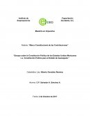 Ensayo sobre la Constitución política de los Estados Unidos mexicanos v.s. Constitución política para el Guanajuato