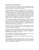 CARACTERÍSTICAS DE LOS INSTRUMENTOS La Teoría de Sistemas Lineales