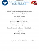 La violación sexual es un tema de suma importancia